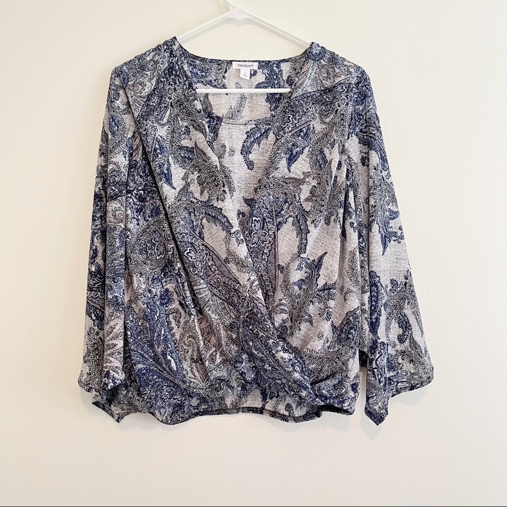 Westport surplice Blouse Size Small